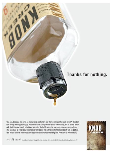 knob creek - thanks for nothing